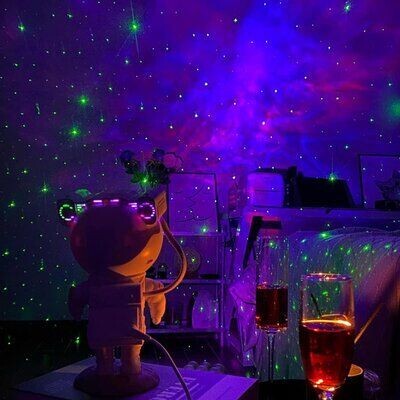 Galaxy Astronaut Projector Lamp