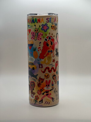 Mañana Será Bonito By Karol G 20oz Skinny Tumbler.