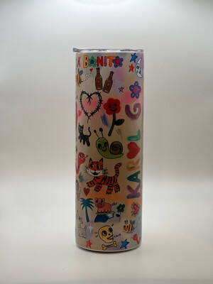 Mañana Será Bonito By Karol G 20oz Skinny Tumbler.