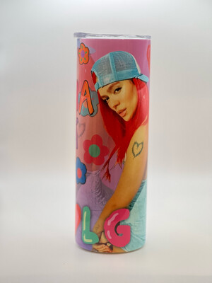 Mañana Será Bonito By Karol G 20oz Skinny Tumbler.