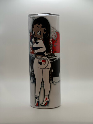 Panamanian Girl Flag 20oz Skinny Tumbler.