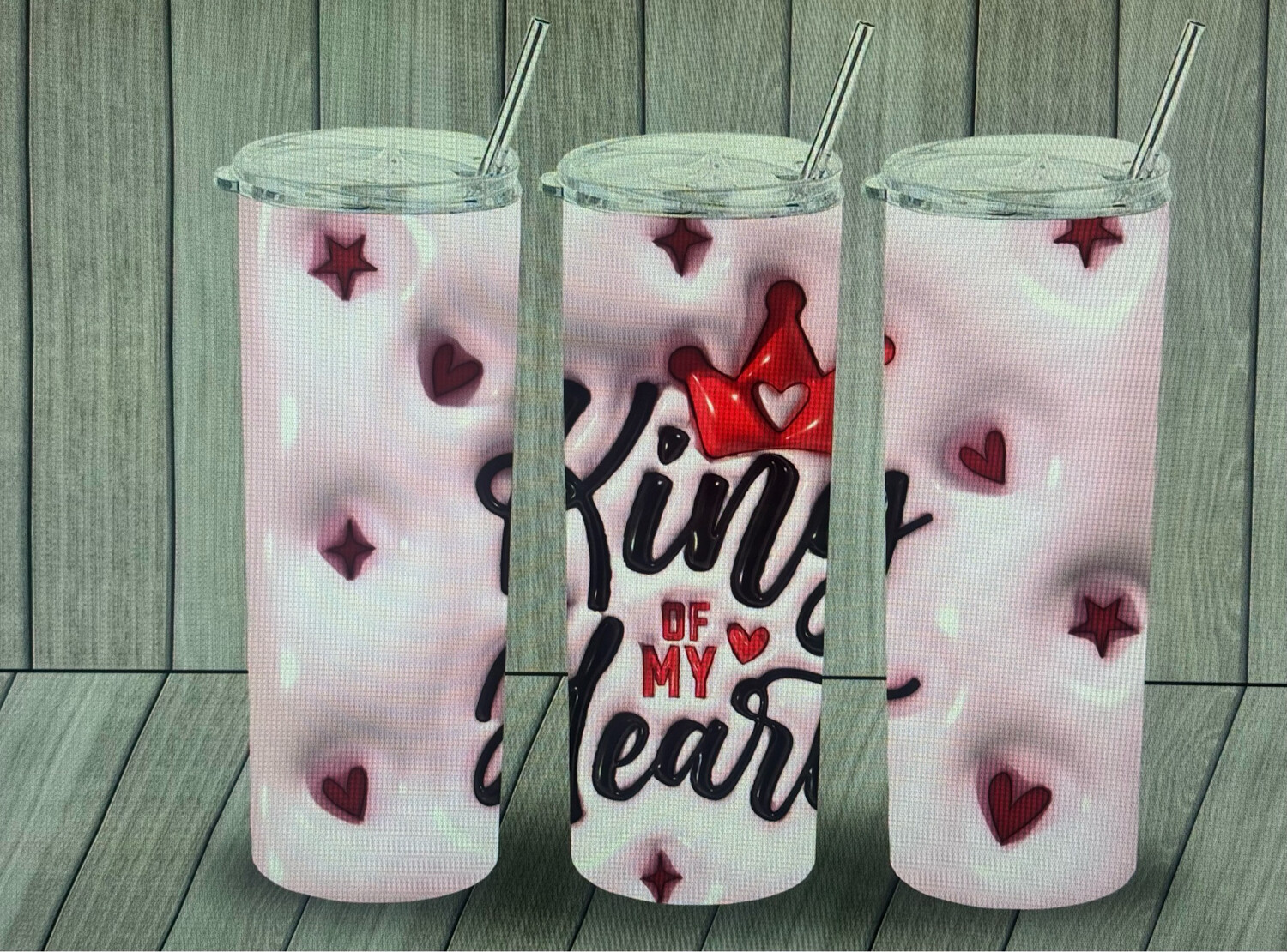 King Of My Heart 20oz Tumbler Cup.