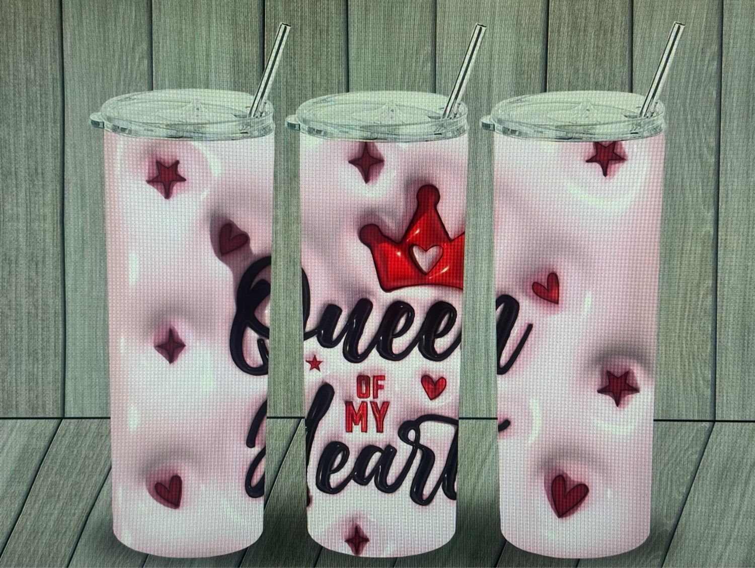 Queen Of My Heart 20oz Tumbler Cup.