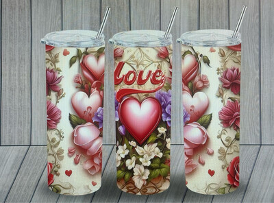 20 Oz Love Tumbler Cup