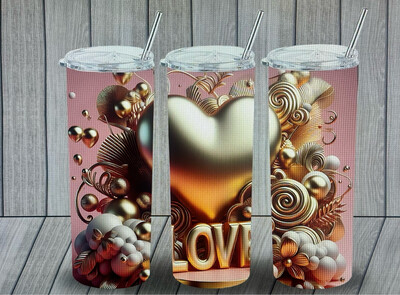 20 Oz Love Tumbler Cup.