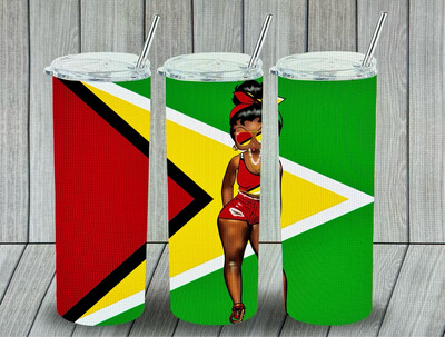 20 oz Guyana Betty Boop Tumbler Cup.