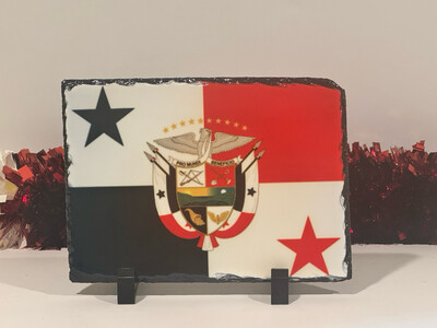 Panama Flag 5.5x7.5 Photo Slate.