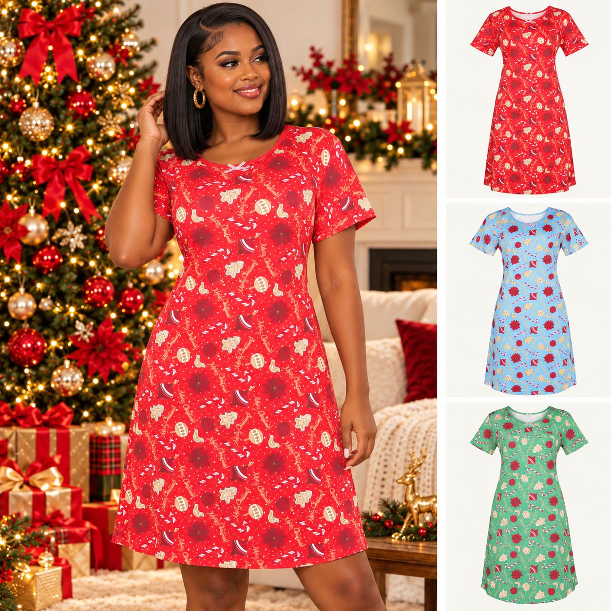 LADIES NIGHTIE FL-25209