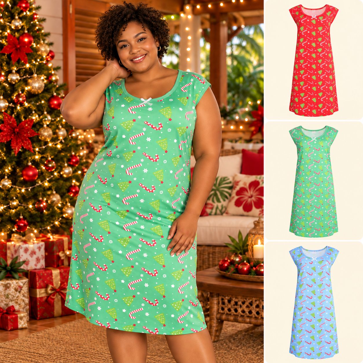 LADIES NIGHTIE FL-25204C