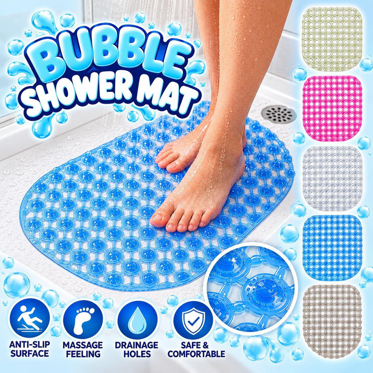 BUBBLESHOWER MATS RD-26349