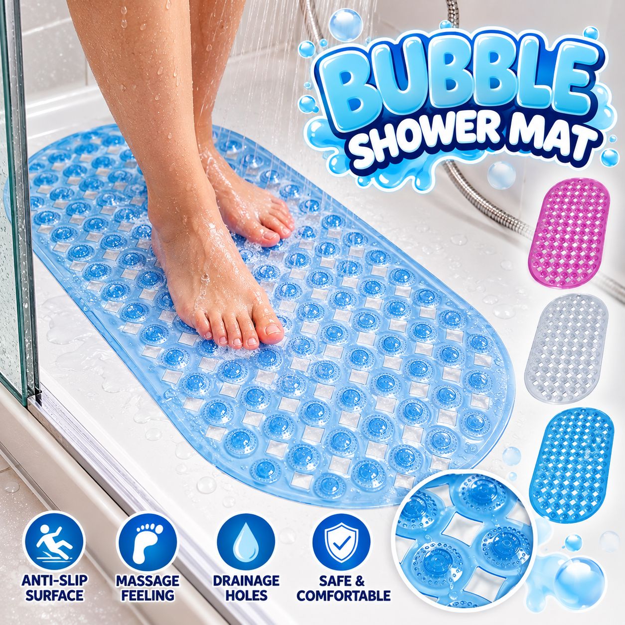 BUBBLESHOWER MATS RD-26208