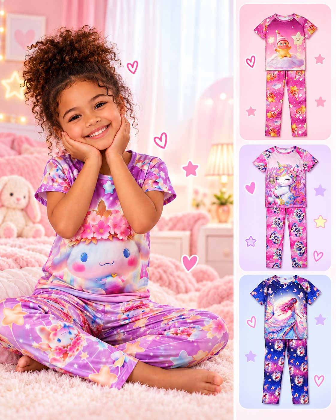 GIRL'S PAJAMA SET RD-26258