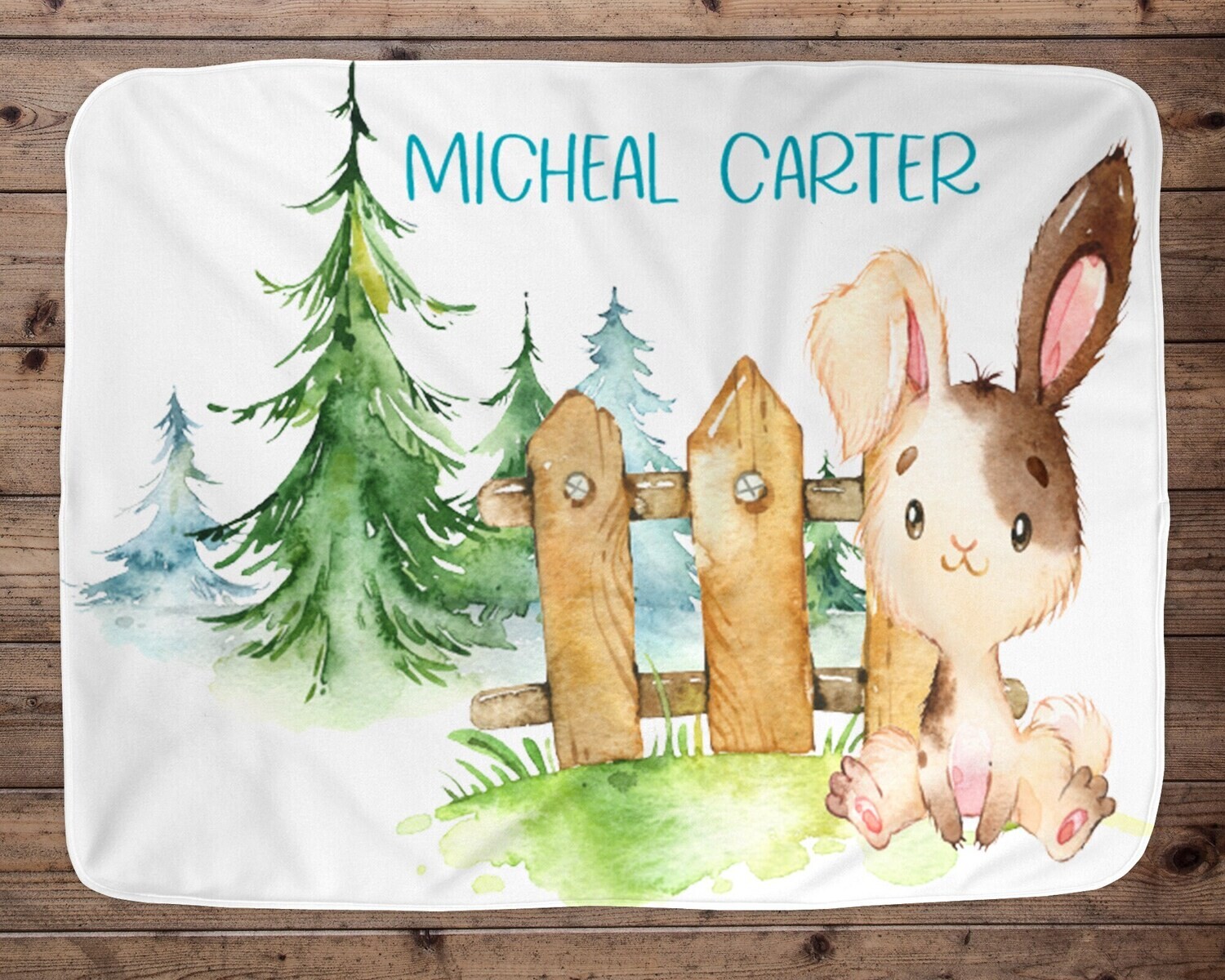 Babies First Easter, Baby Blanket, Boy Baby Blanket, Custom Baby Gift, Baby Lovey, Boy Blanket, Rabbit Blanket, Easter Gift, Easter Idea