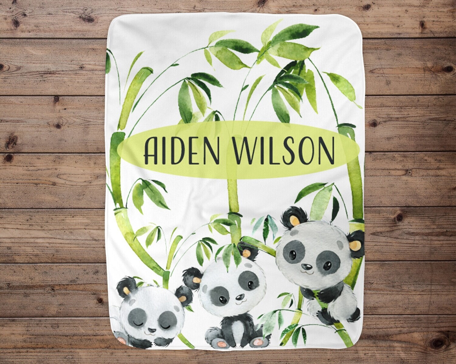 Custom Baby Blanket, Baby Blanket, Name Baby Blanket, Panda Baby Gift, Minky Baby, Panda, China, Blanket, Baby Gift, Baby Boy, Boy, Wild