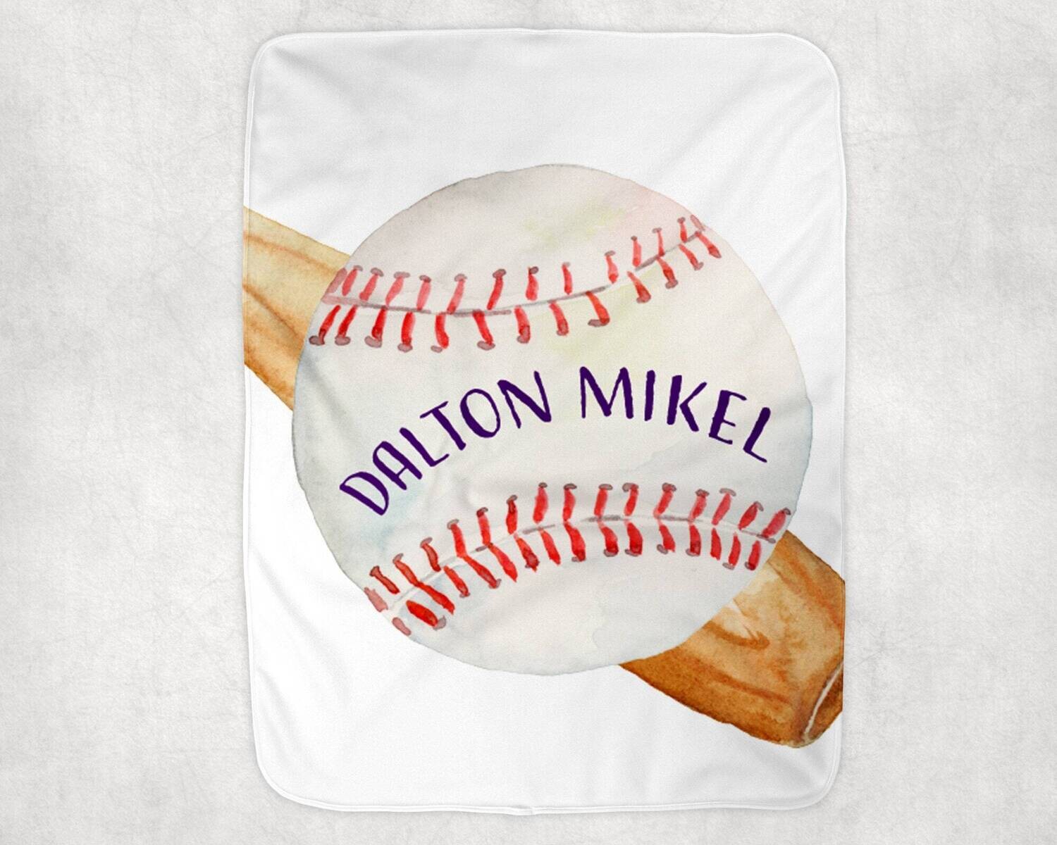 Baseball Custom Baby Blanket, Baby Blanket, Name Baby Blanket, Unique Baby Gift, Baby, Baseball Blanket, Sport Blanket, Baby Gift, Baby Boy