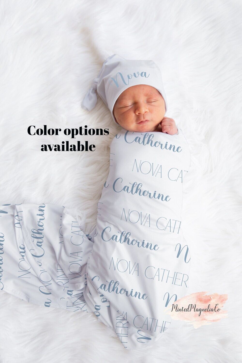 Personalized Baby Name Swaddle, Customized Baby Gift, Custom Coming Home Blanket, Gender Neutral Hospital Photo Prop, Baby Shower Present