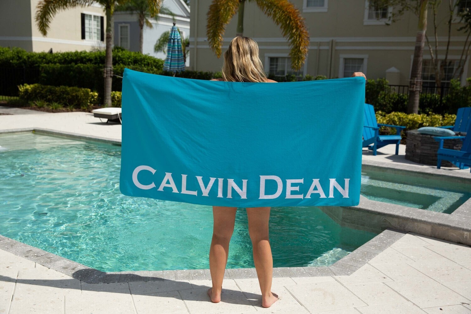 Personalized Light Blue Name Beach Towel, Boy Beach Towel Gift Idea, Kid Summer Gift, Summer Gift, Beach Idea, Child Name Towel, Teen Beach