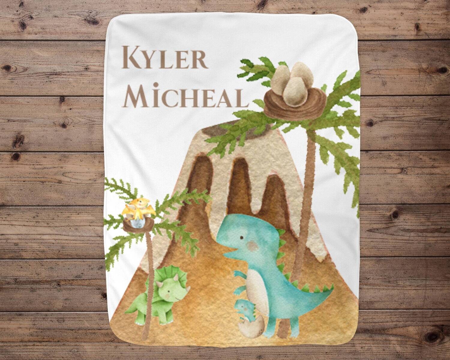 Personalized Baby Boy Blanket, Baby Blanket, Name Baby Blanket, Unique Baby Gift, Dino Baby, Dinosaur Blanket, Baby Boy Blanket, Dinosaur