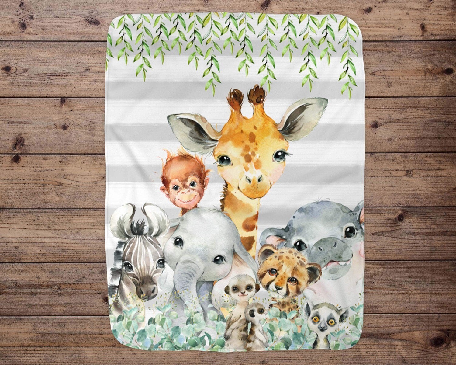 Custom Baby Blanket, Baby Blanket, Name Baby Blanket, Baby Safari Animal Baby Gift Minky Baby African Blanket Baby Gift, Baby Boy, Boy, Wild