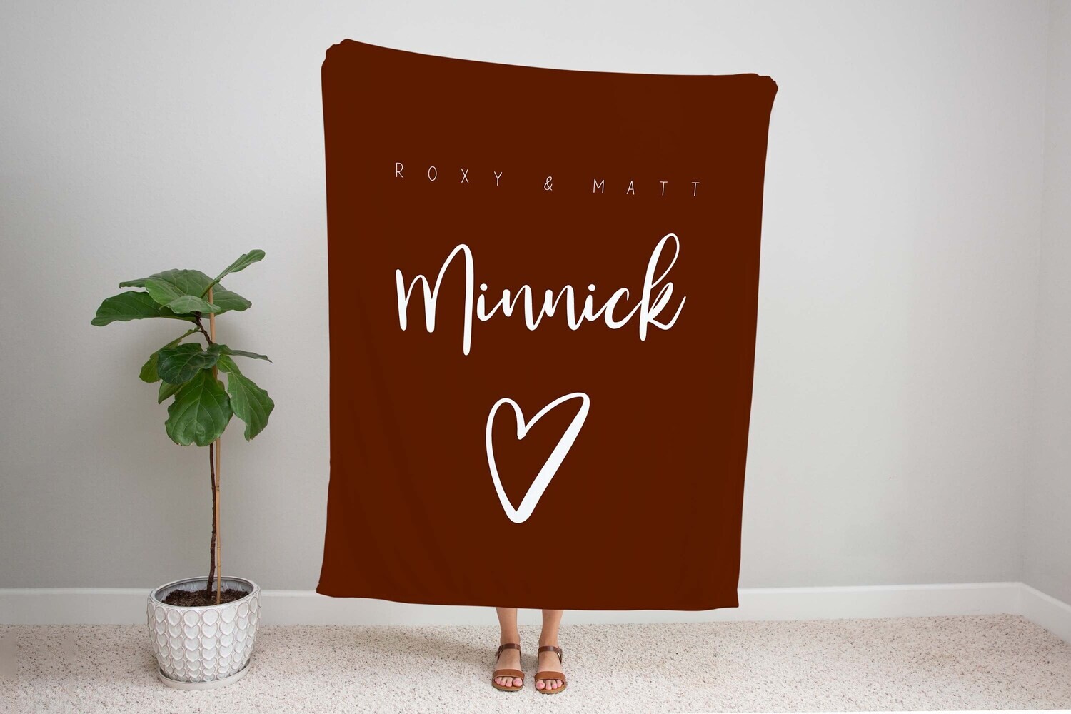Couples Red Heart Name Cuddle Blanket Gift, Valentines gift, Personalized Newly Wed Gift, Personalized Bridle Gift, Wedding Shower Gift Idea