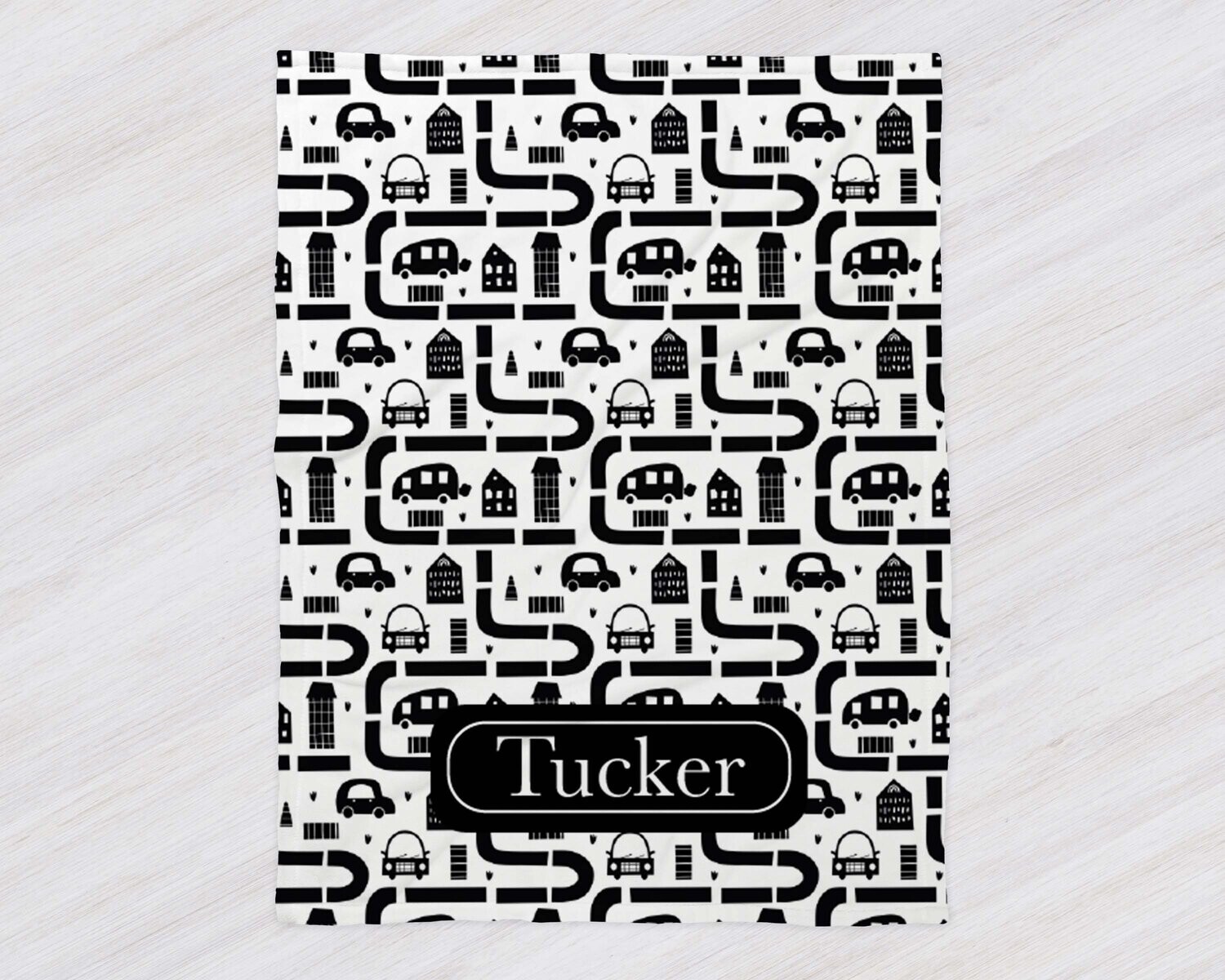 Personalized Car Road Map Pattern Name Boy Blanket, Baby Blanket, Name Toddler Blanket, Car Baby Room, Car Blanket Baby Boy Road Map Blanket