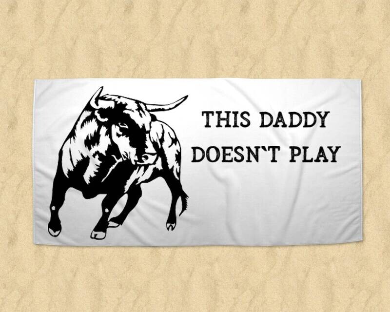 Personalized Dad Beach Towel, Fathers Day Towel, Fathers Day Gift, Tough Dad Gift, Fathers Day Idea, Beach Ideas, Fathers Day, Tough, Summer