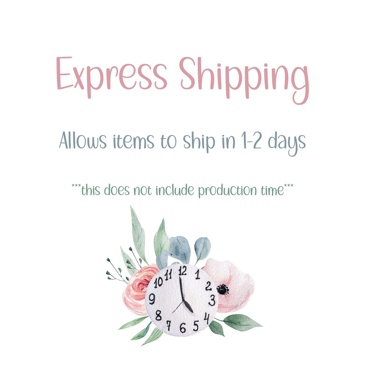 Express Shipping, Fast Shipping, Overnight Shipping, Shipping Upgrade