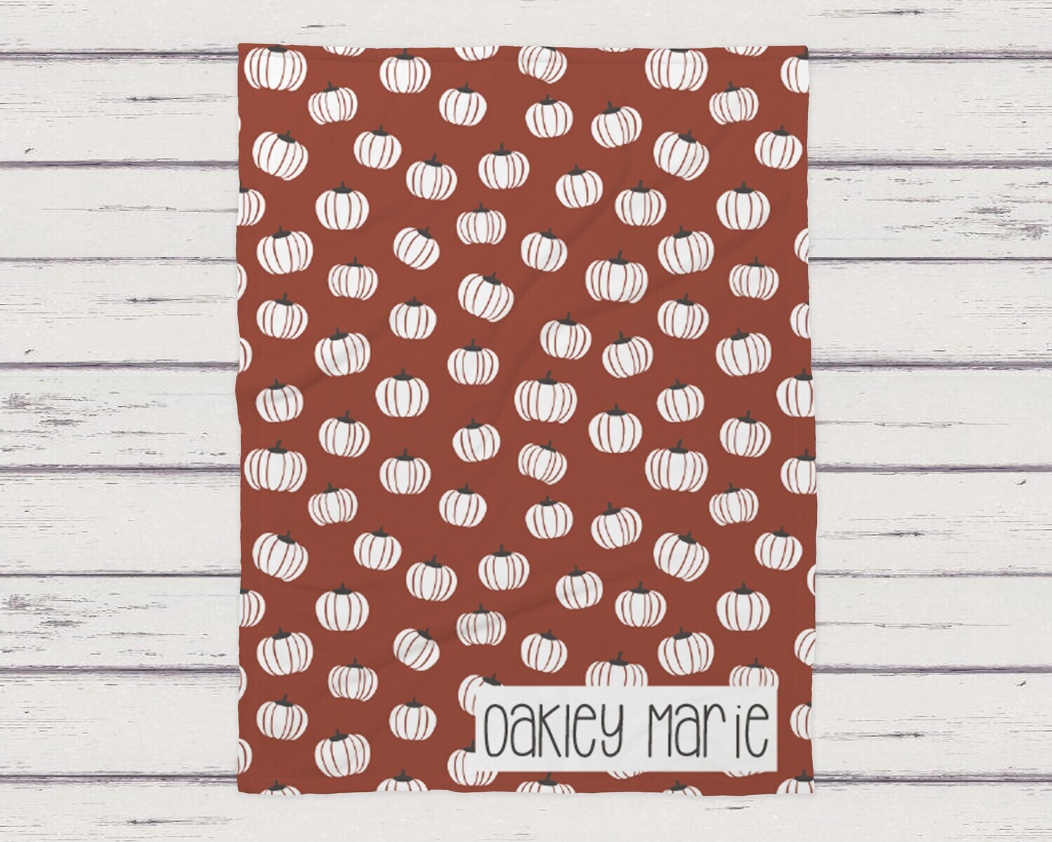 Personalized Fall Pumpkin Baby Blanket, Baby Blanket, Name Blanket, Fall Baby Gift, Fall Pumpkin Blanket, Blanket Girl, Girl Fall, Autumn