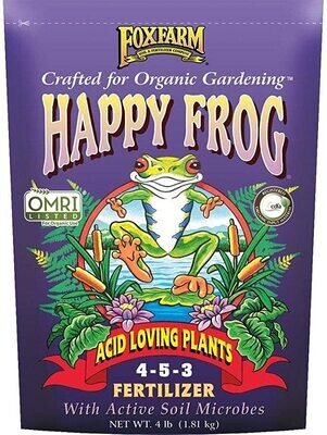 Fox Farm: Happy Frog Acid Loving Fertilizer-4 lb