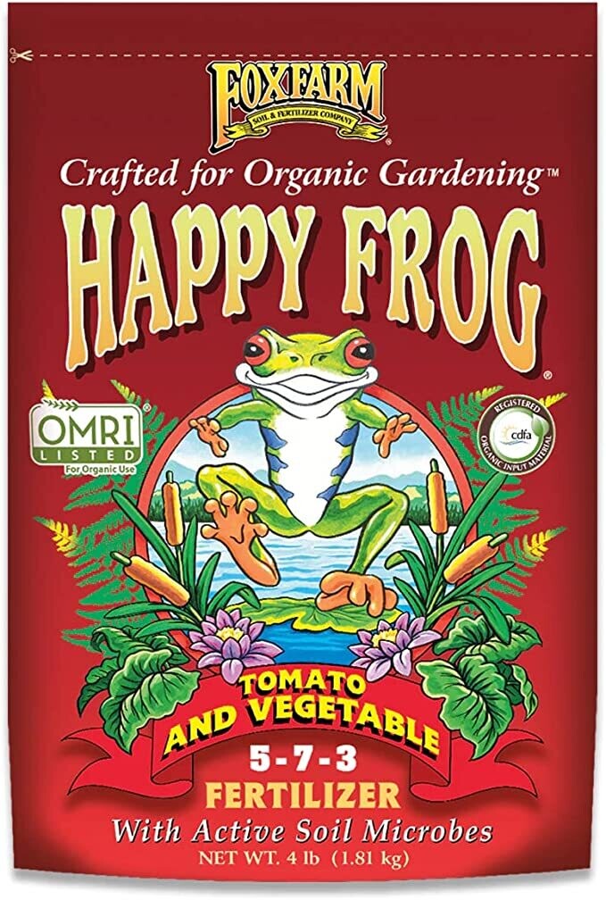 Fox Farm: Happy Frog Tomato &amp; Vegetable Size 4 lb