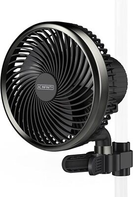 AC Infinity: Cloudray S6 Oscillating Clip Fan-10 Speed-6 in