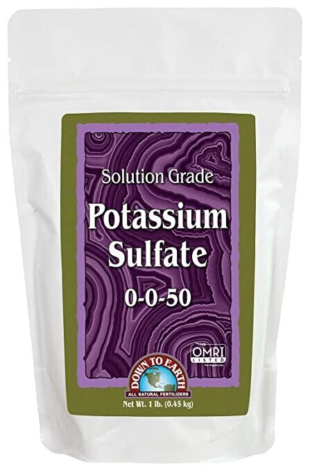 Down to Earth: Solution Grade Potassium Sulfate-5 lb