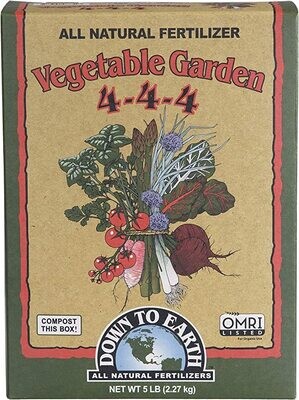 Down to Earth: Vegetable Garden 5 lb