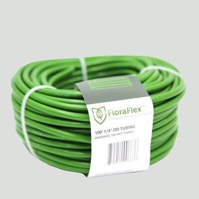FloraFlex: Green Tubing 1/4 inch roll