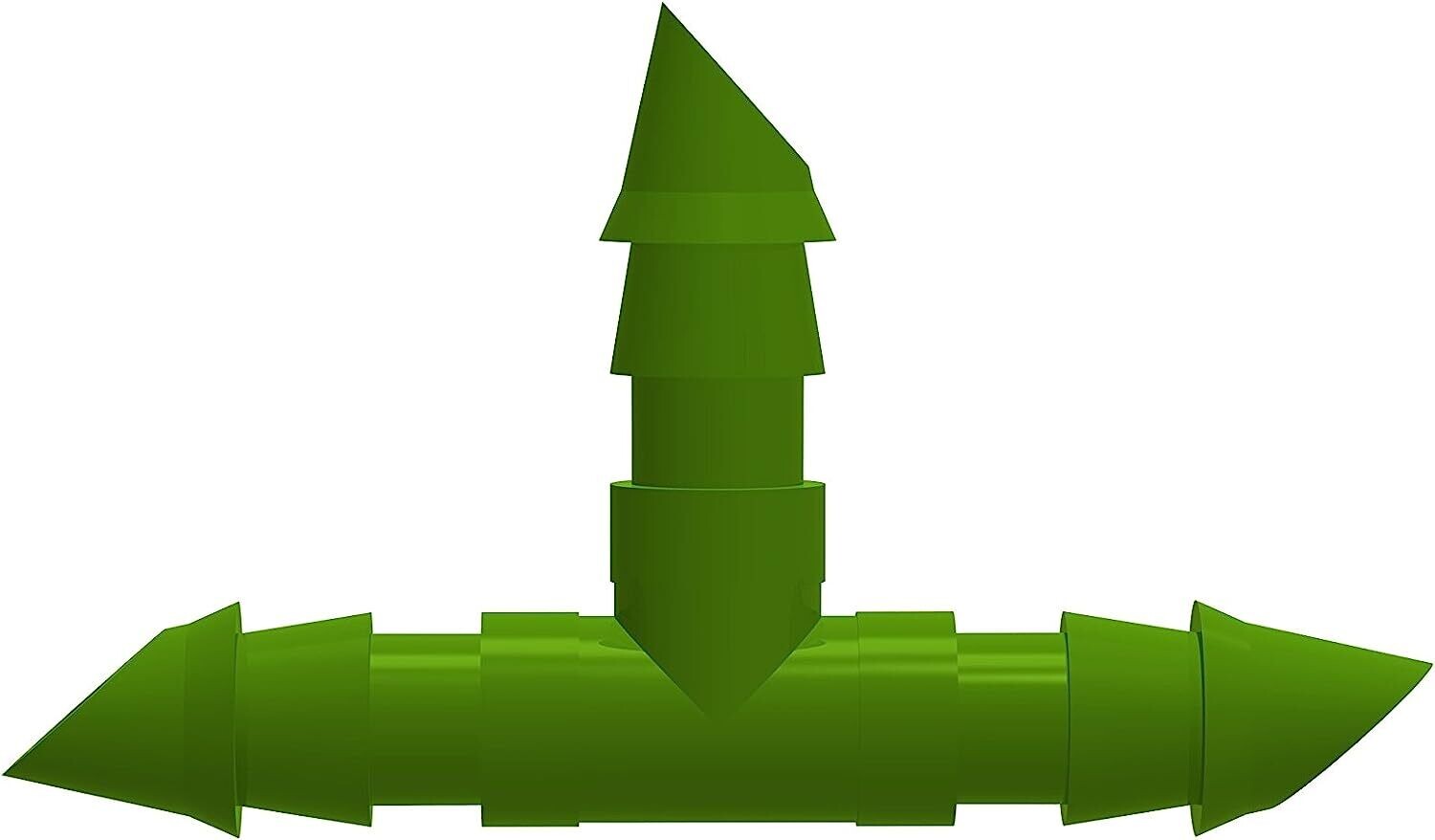 FloraFlex: Green barbed T 1/4 inch