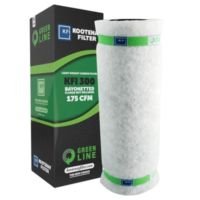 Kootenay: Green Line Carbon Filter 300 w/o Flange-4x18-175 CFM