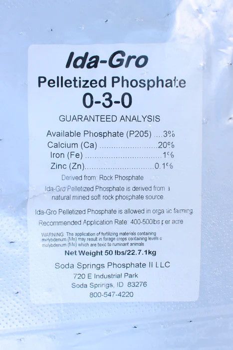 Ida-Gro Pelletized Phosphate 50 lb