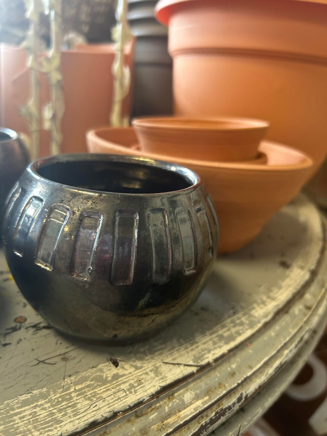 Sam's Pottery: 010 Metalic glaze 5inch