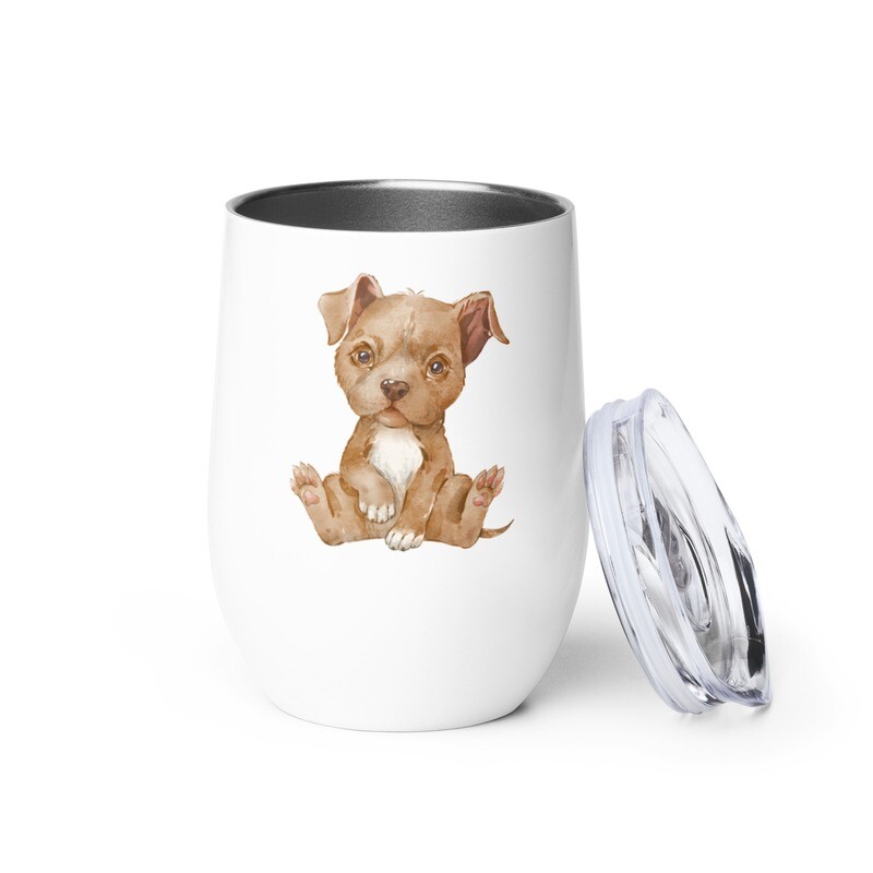 Staffie No 6 Coffee/Wine Tumbler