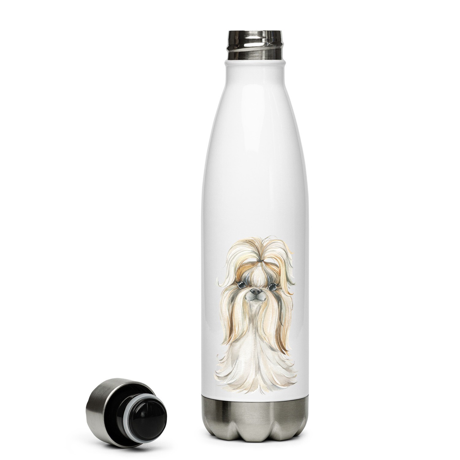 Shih Tzu No 4 Stainless Steel Water Bottle