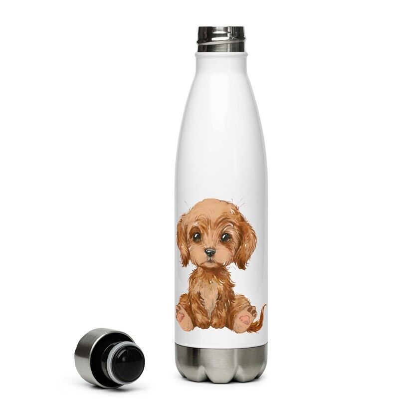 Labradoodle No 5 Stainless Steel Water Bottle
