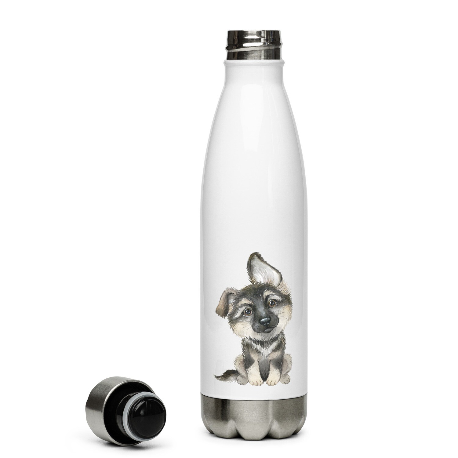 German Shepherd No 2 Stainless steel water bottle