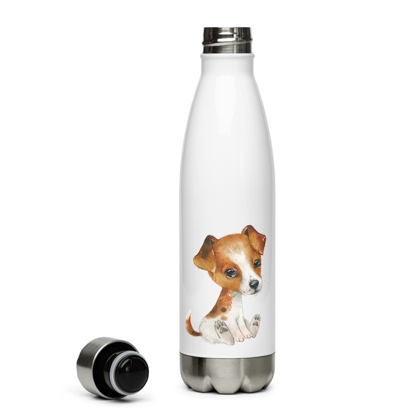 Jack Russell No 6 Stainless steel water bottle
