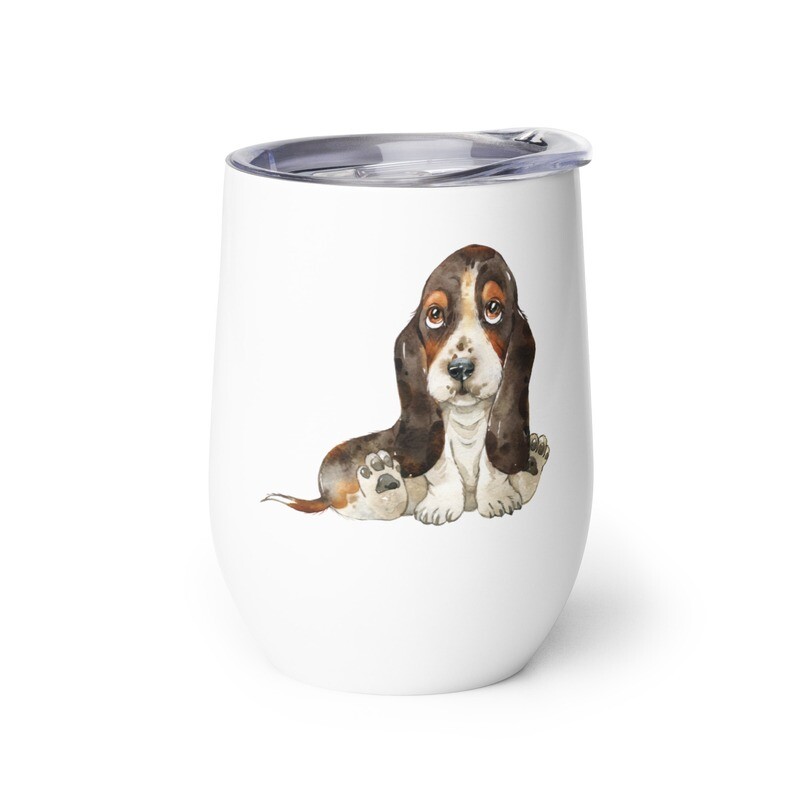 Bassett Hound No 1 Coffee/Wine Tumbler