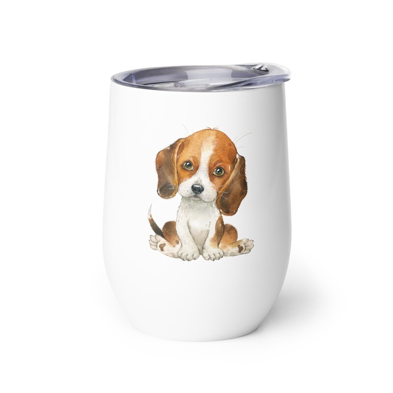 Beagle No 4 Coffee/Wine Tumbler