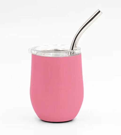 2 oz PINK Mini Wine Tumblers