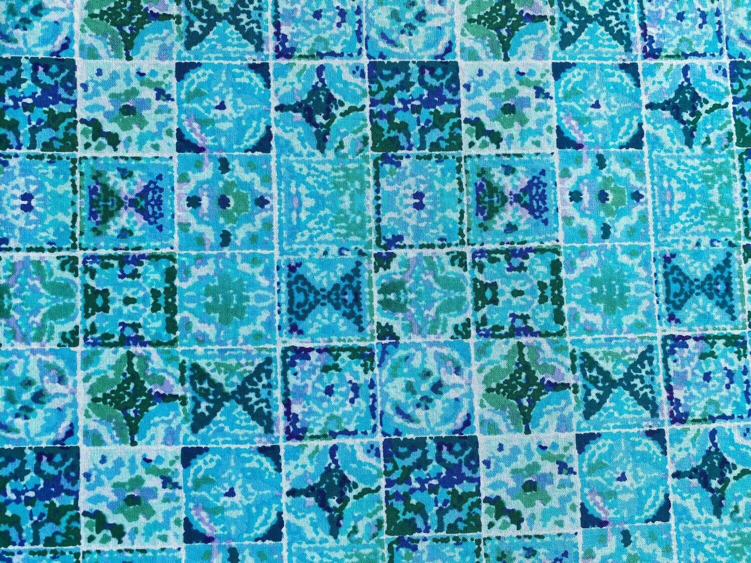 Teal Kaleidoscope