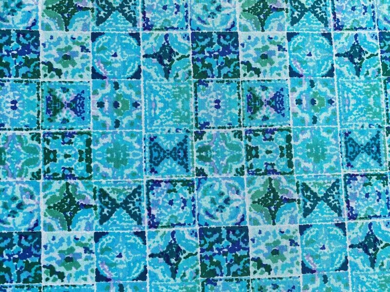 Teal Kaleidoscope