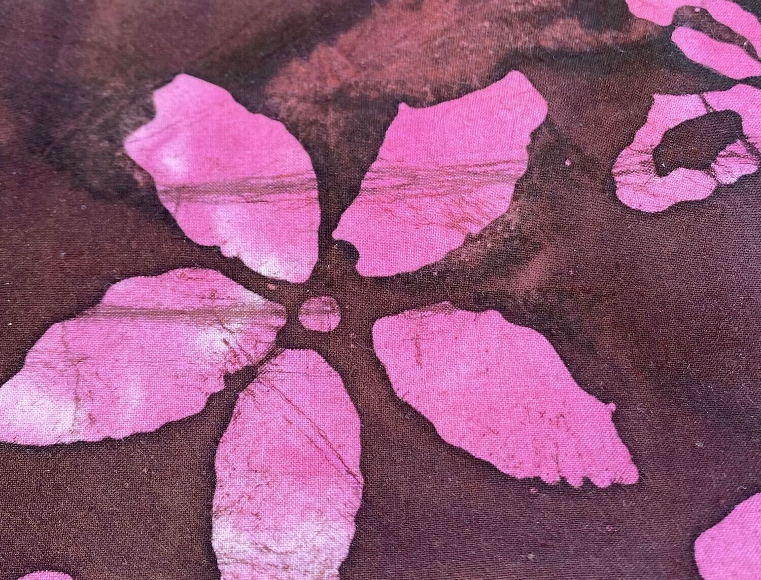 Floral Pink Tie Die