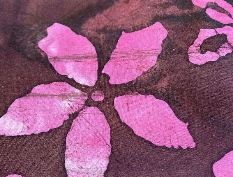 Floral Pink Tie Die